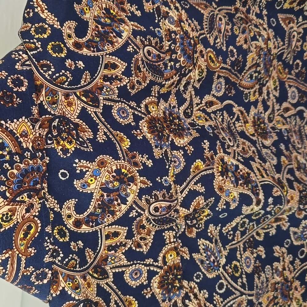 Silver Stone Collection Navy Floral Shirt - Picture 9 of 10